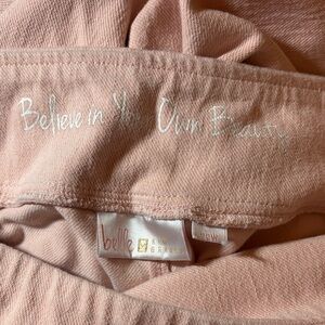 Pink Belle Jeans with zipper detail at ankle